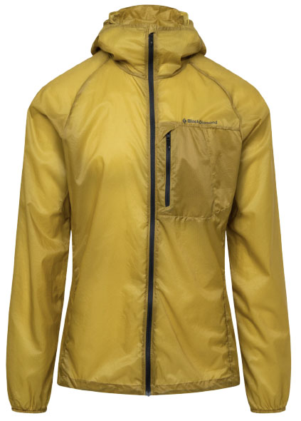 Black Diamond Distance Wind Shell (windbreaker jacket sulphur yellow)